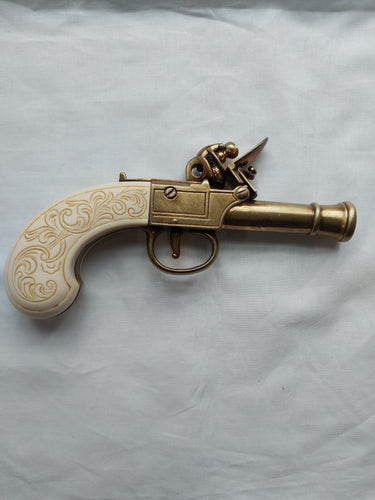 Gold Flintlock Pocket Pistol