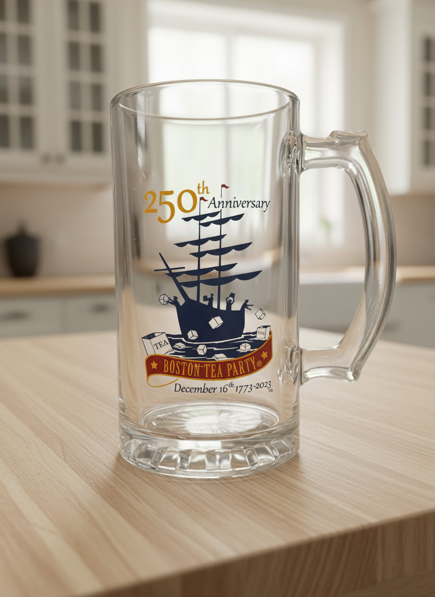 250th Anniversary Glass Stein