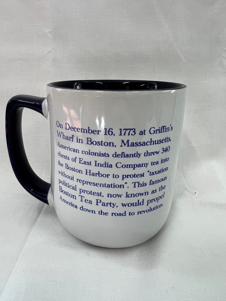 Destruction Of The Tea Story Mug – Boston Tea Party Museum Gift Shop