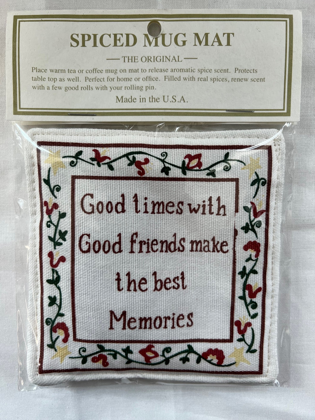 Good Times, the Best Memories Spiced Mug Mat
