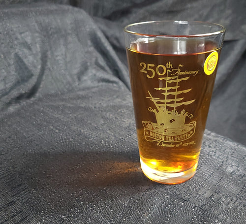 250th Gilded Pint Glass