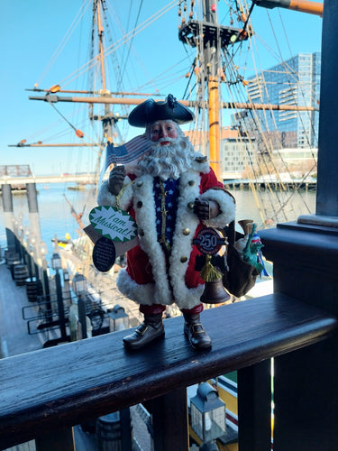 1776 250th Anniversary Musical Santa Figure