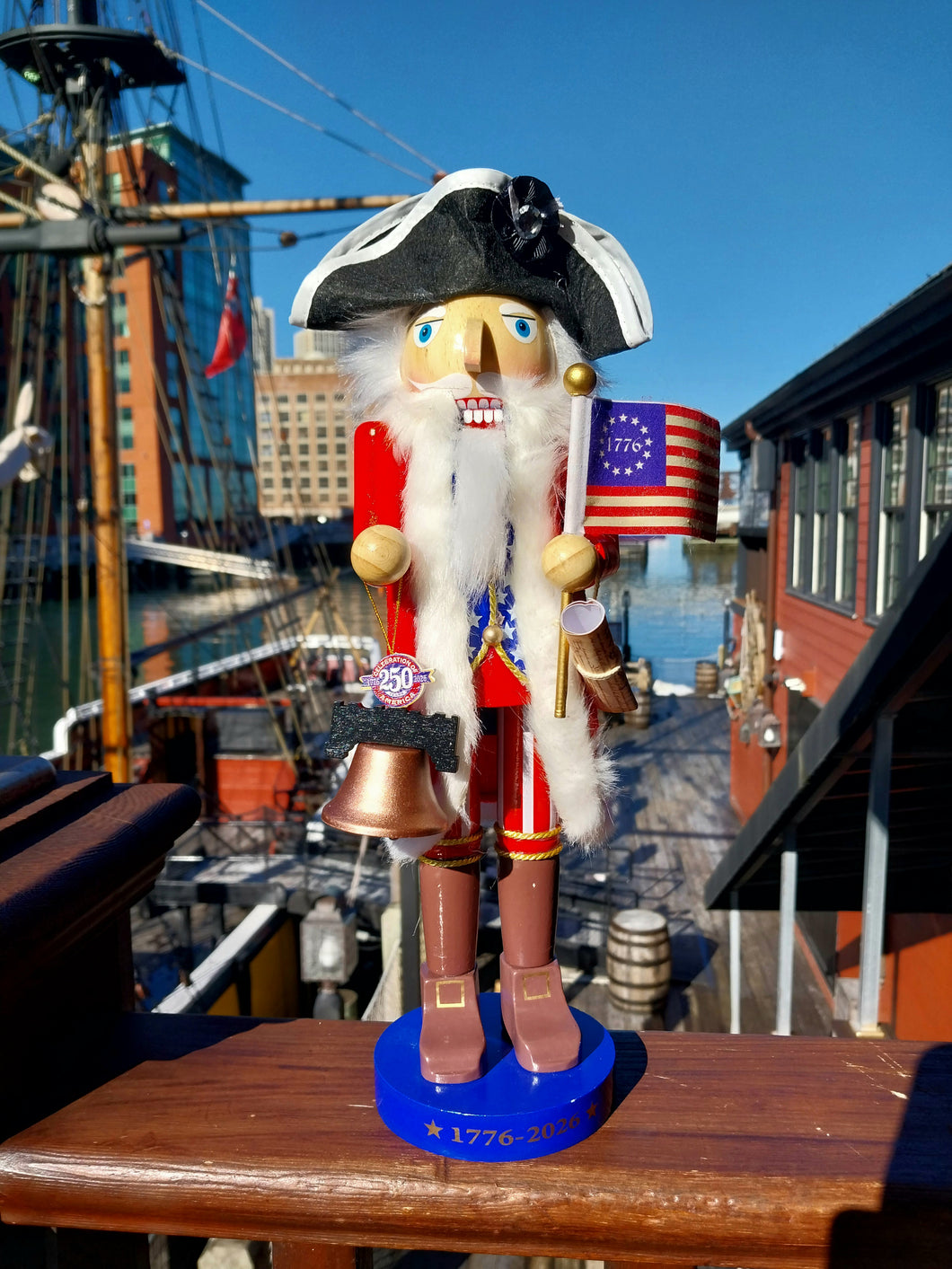 1776 250th Anniversary Wooden Nutcracker