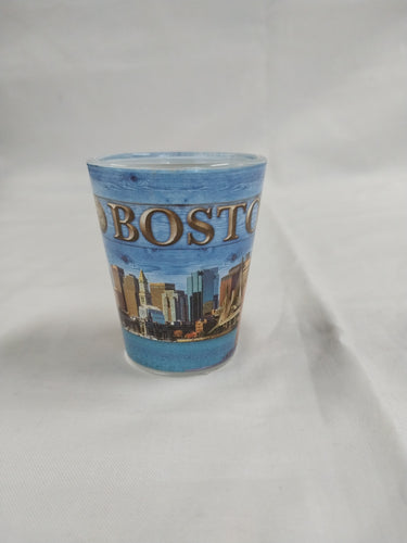 Boston Collage Shot Glass