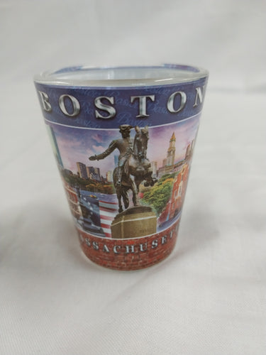 Boston Brickwork Collage Shot Glass