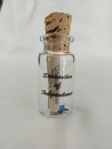 Declaration in a Bottle