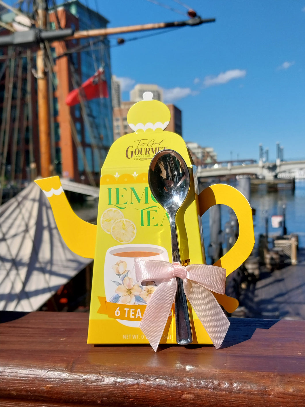 Lemon Tea Bags with Teaspoon