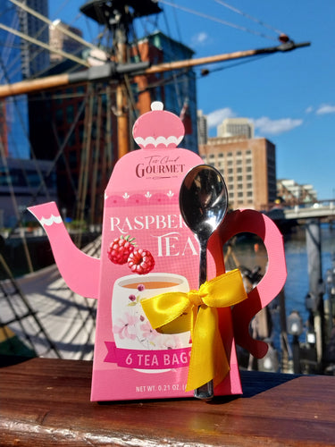Raspberry Teabags with Spoon