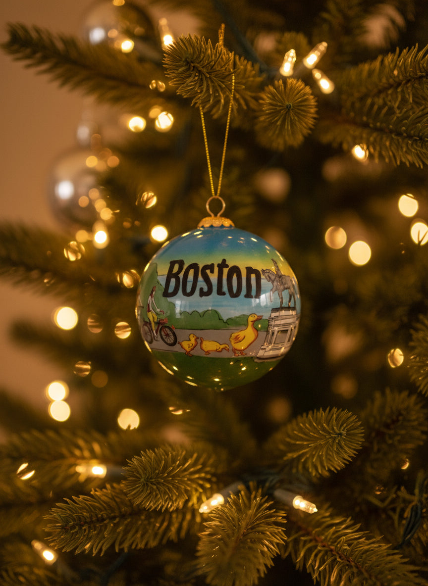 Boston Icon Collage Ornament