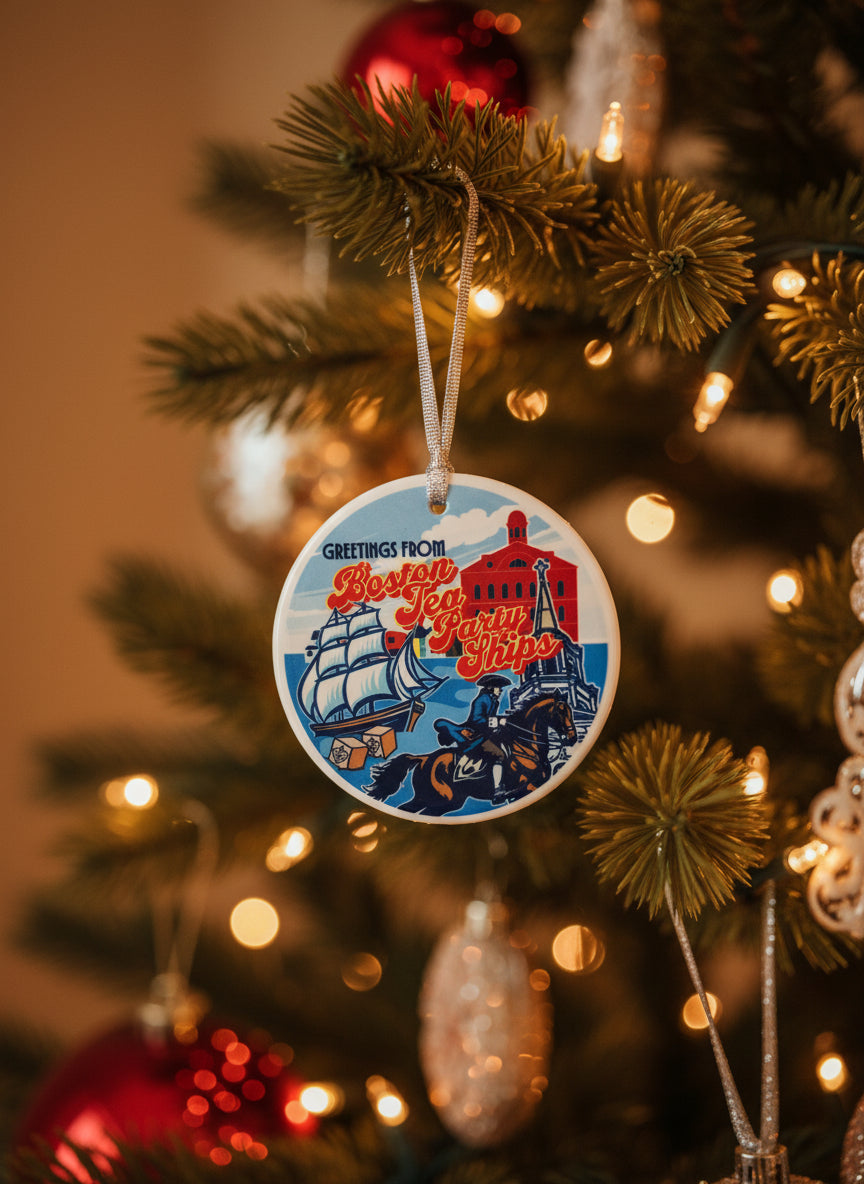 Greetings From Boston Ornament