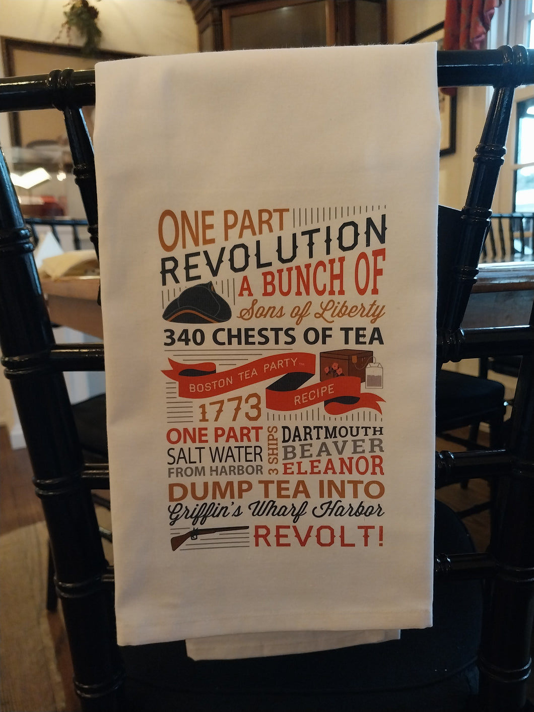 Recipe for A Revolution Tea Towel