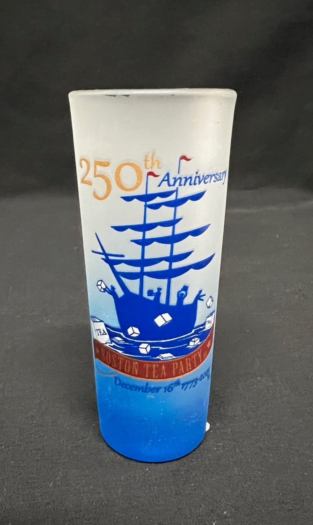 250th Frosted Shooter Shot Glass
