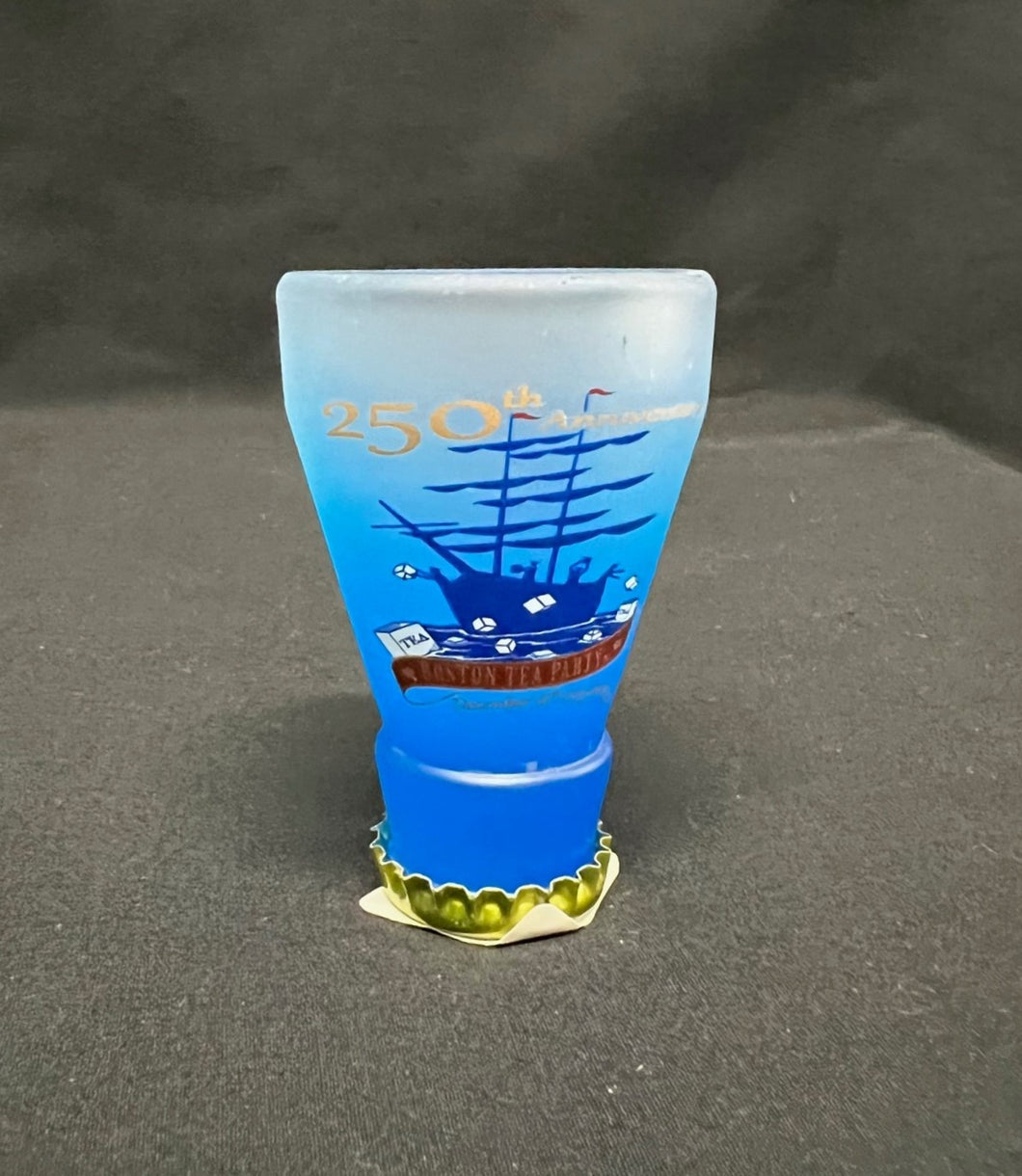 250th Frosted Bottle Top Shooter Shot Glass