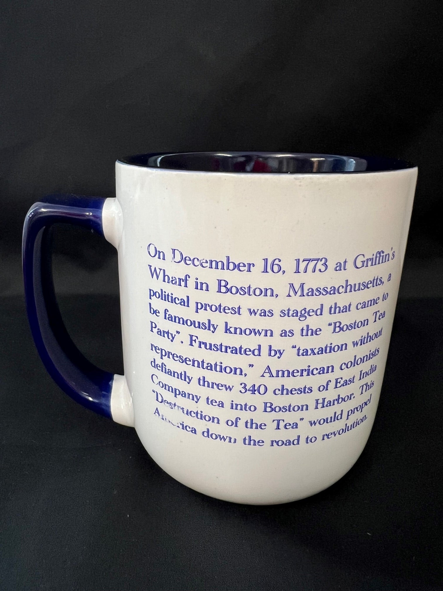 boston tea party travel mug