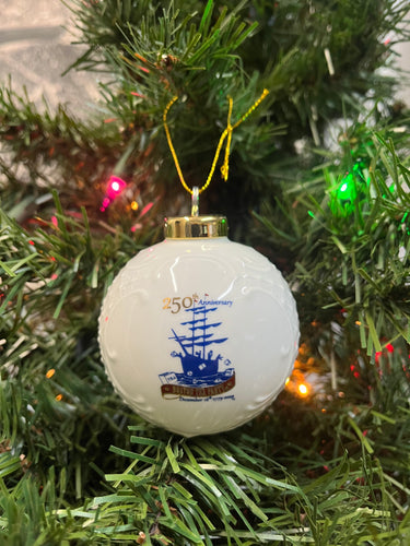 250th Anniversary Holiday Globe Ornament