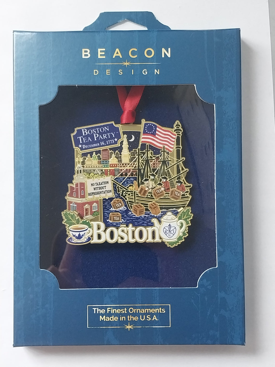 Brass Tea Party Ornament