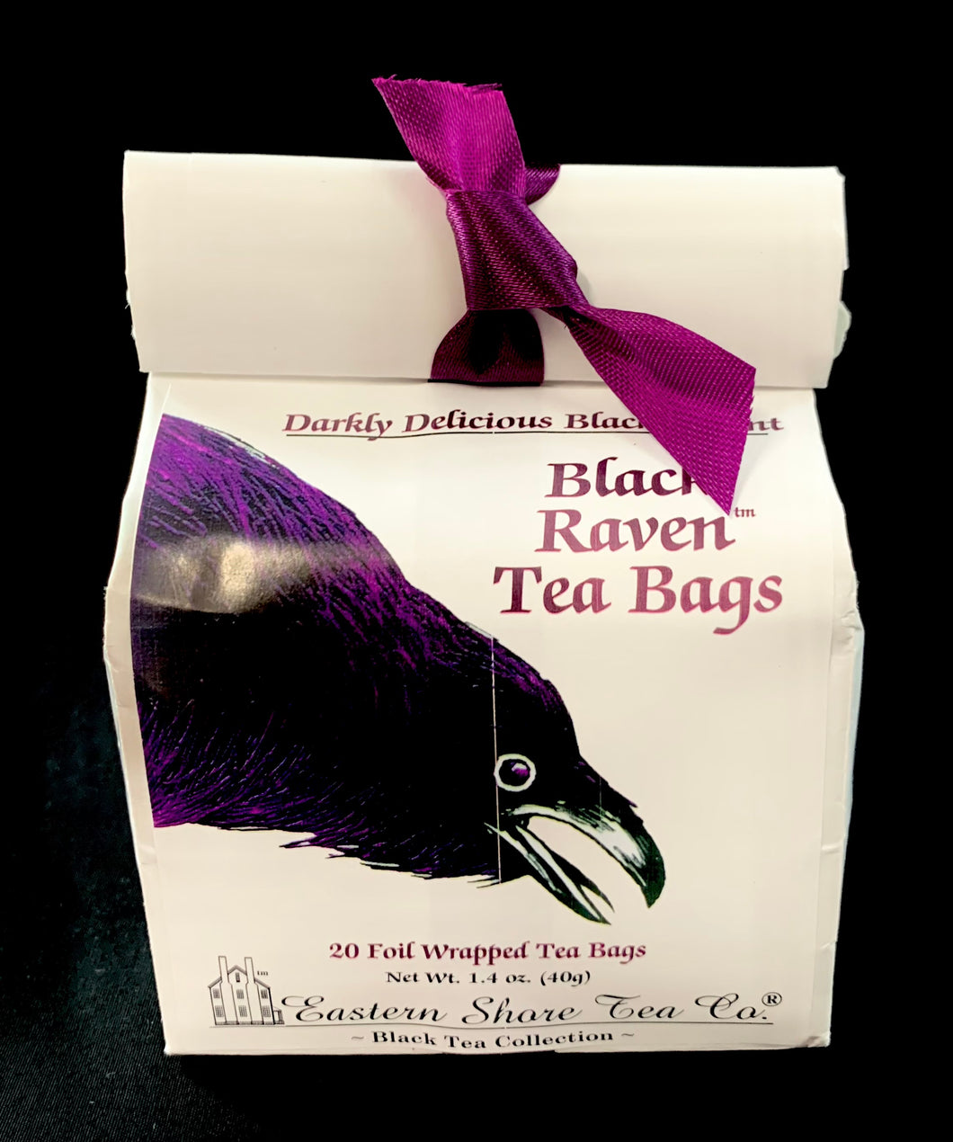 Black Raven Tea Bags- Blackcurrant Black Tea Blend