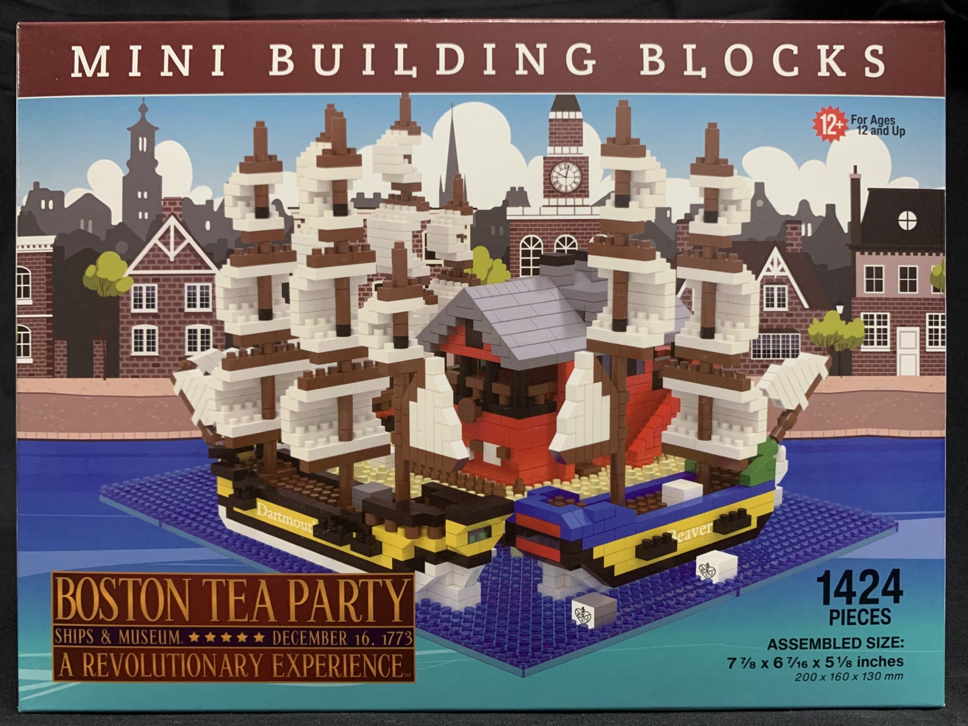 Mini Blocks Boston Boston Tea Party Ships and Museum Mini Building Blocks – Boston Tea ...