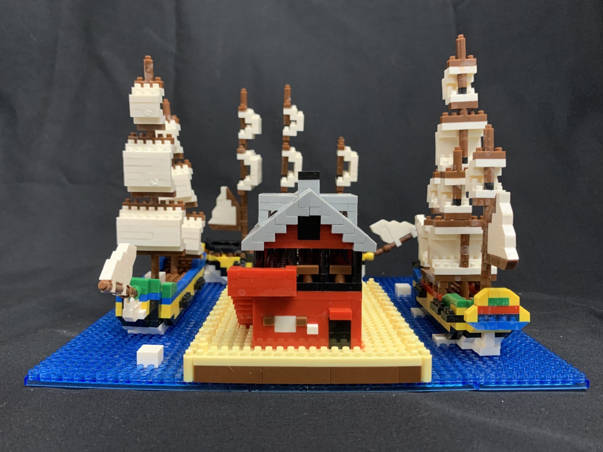 Mini Blocks Boston Boston Tea Party Ships and Museum Mini Building Blocks – Boston Tea ...