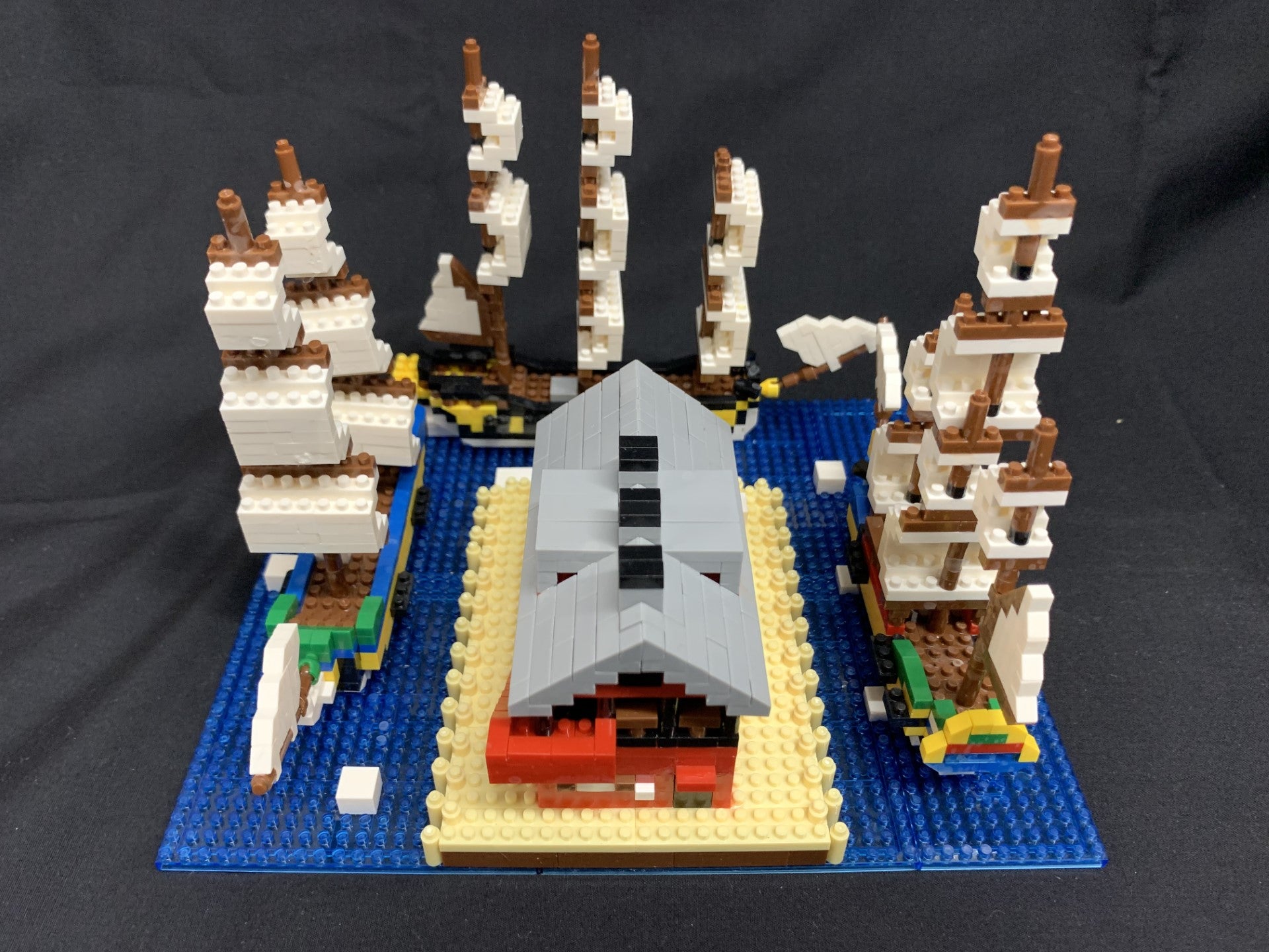 Mini Blocks Boston Boston Tea Party Ships and Museum Mini Building Blocks – Boston Tea ...