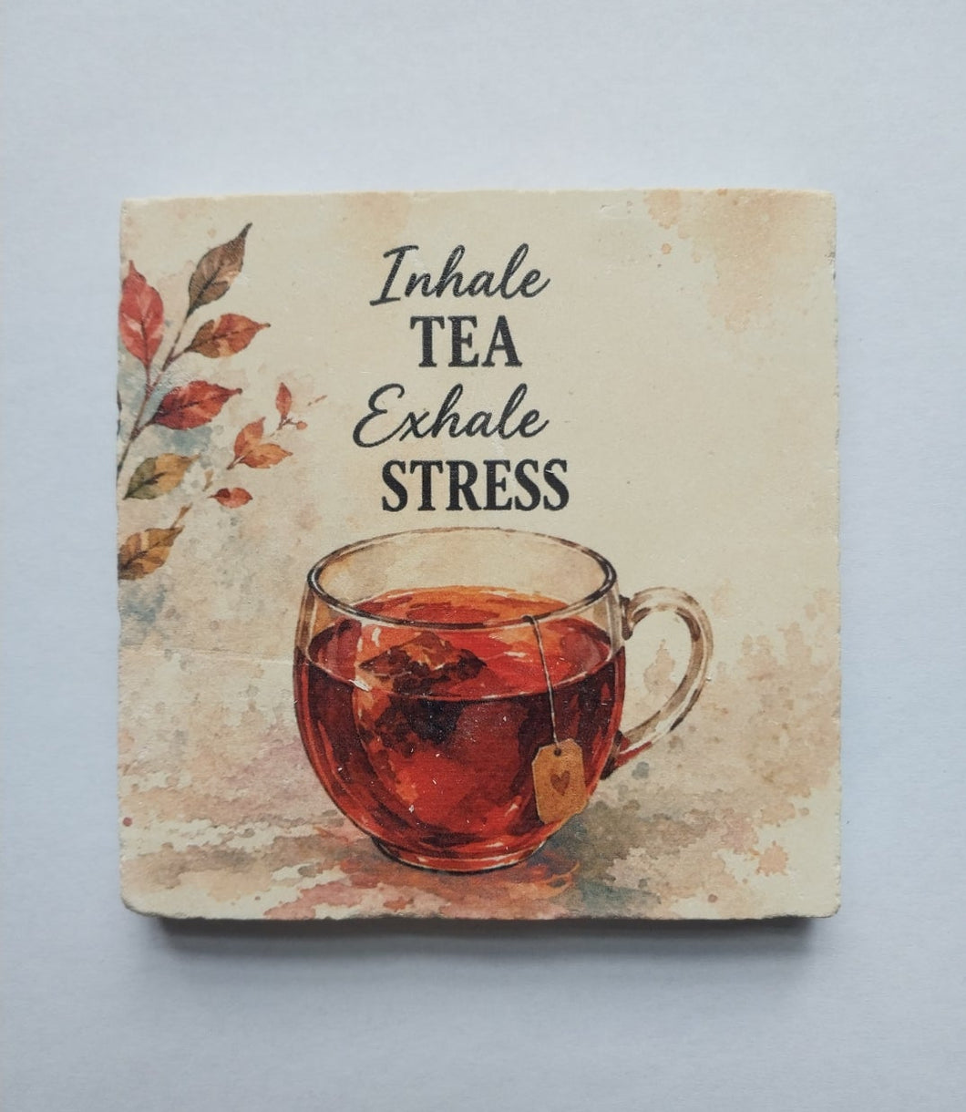 Exhale Stress Coaster