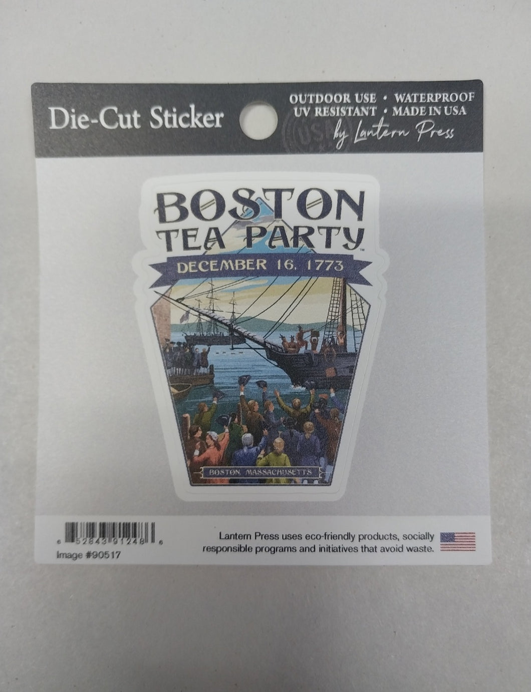 Destruction Of The Tea Sticker