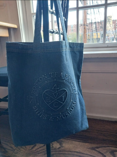 Boston Tea Party Museum Denim Tote Bag