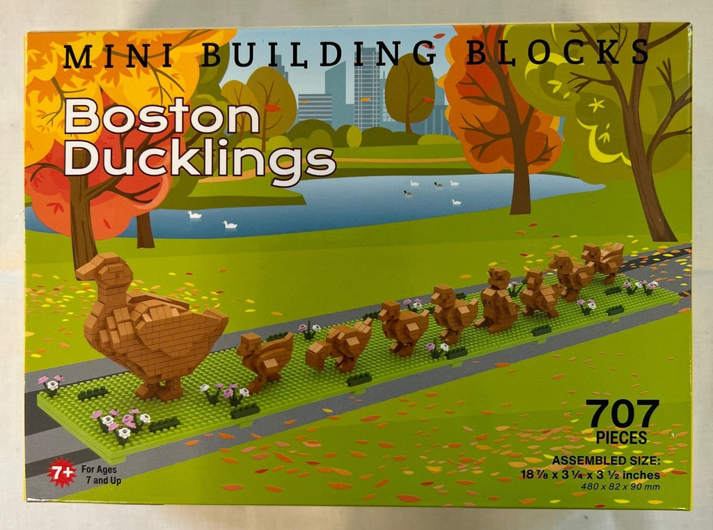 Mini Blocks Boston Boston Ducklings Mini Building Blocks – Boston Tea Party Museum Gift Shop