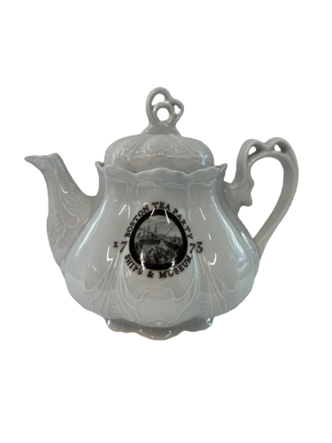 Destruction of the Tea Ruffled Tea Pot 30oz