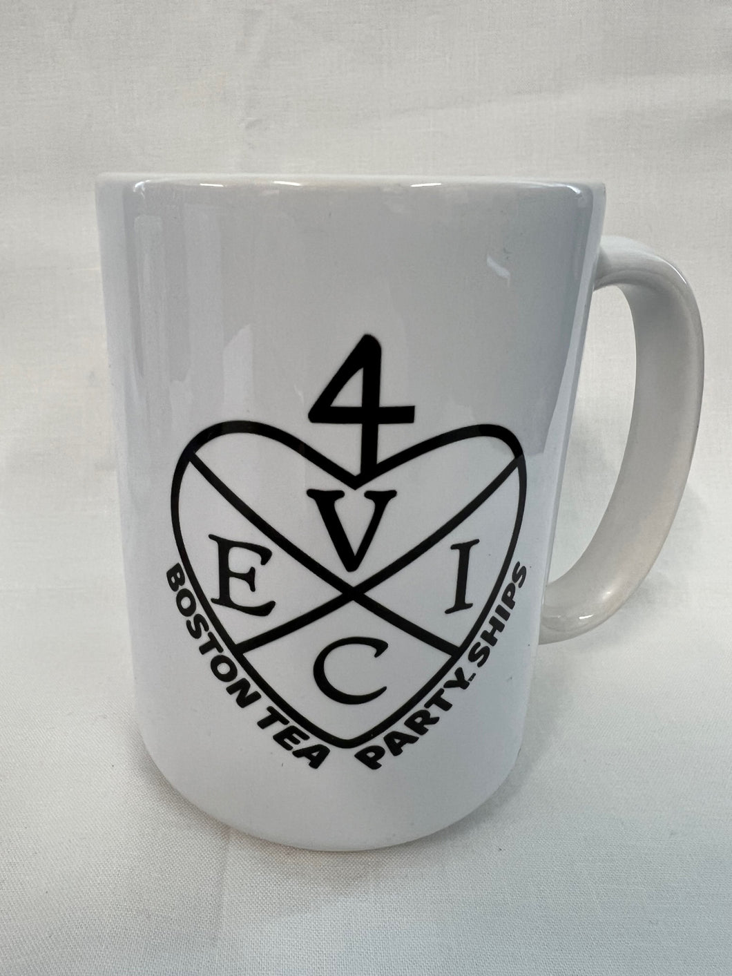 East India Company Heart Mug