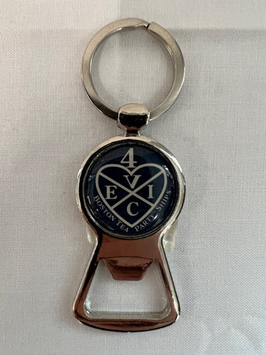 East India Company Navy Blue Bottle Opener Keychain