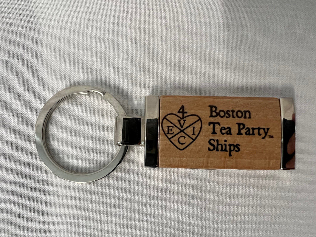East India Company Wooden Keychain