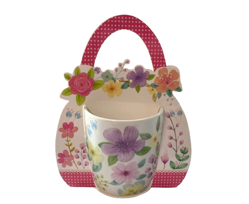 Flower Mug Caddy Set
