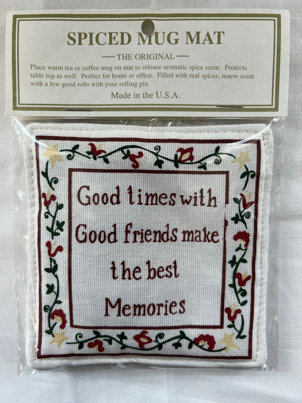 Good Times, the Best Memories Spiced Mug Mat