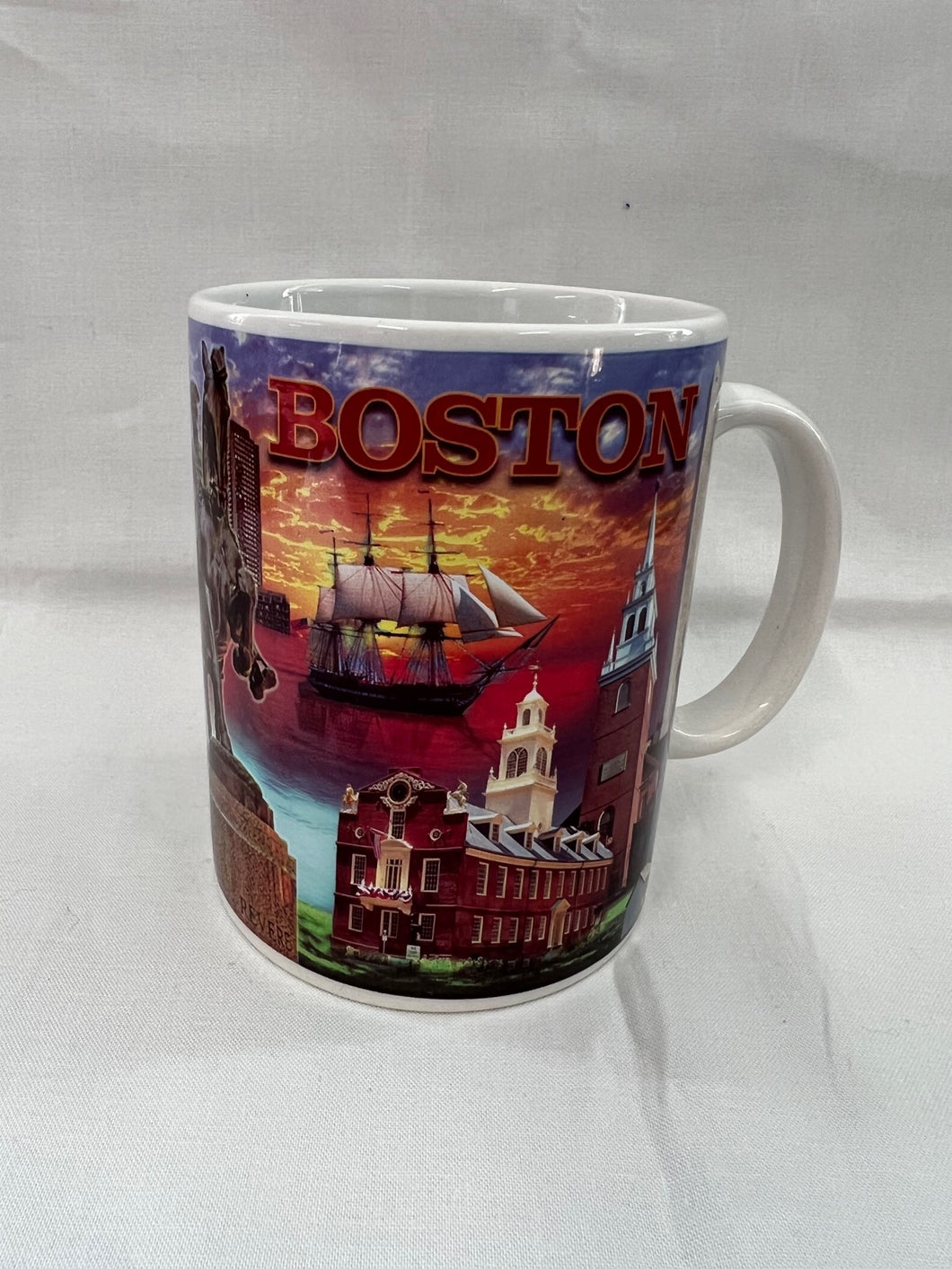 Collage of Historic Boston Mug