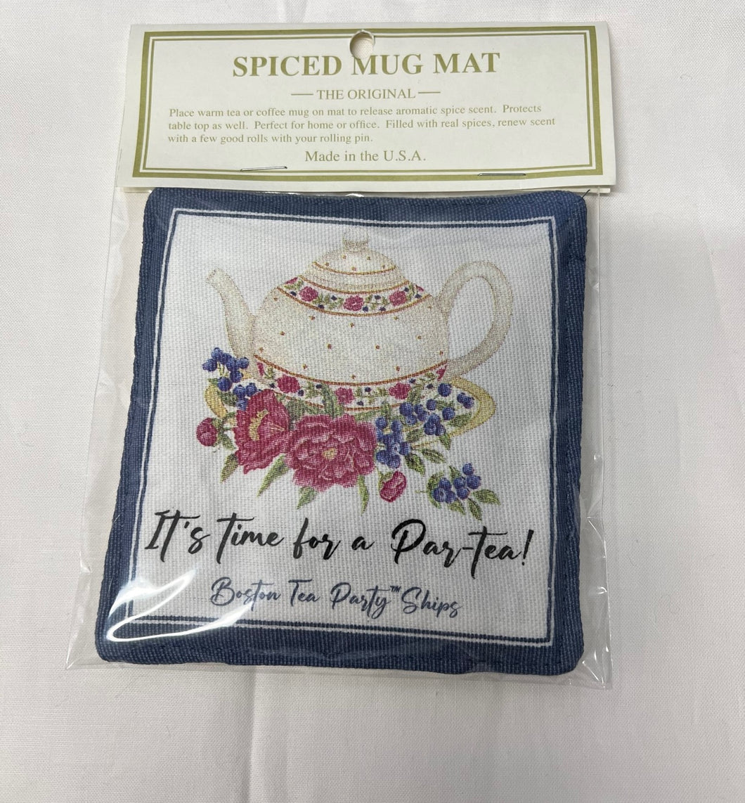 It's Time for a Par-Tea Spiced Mug Mat