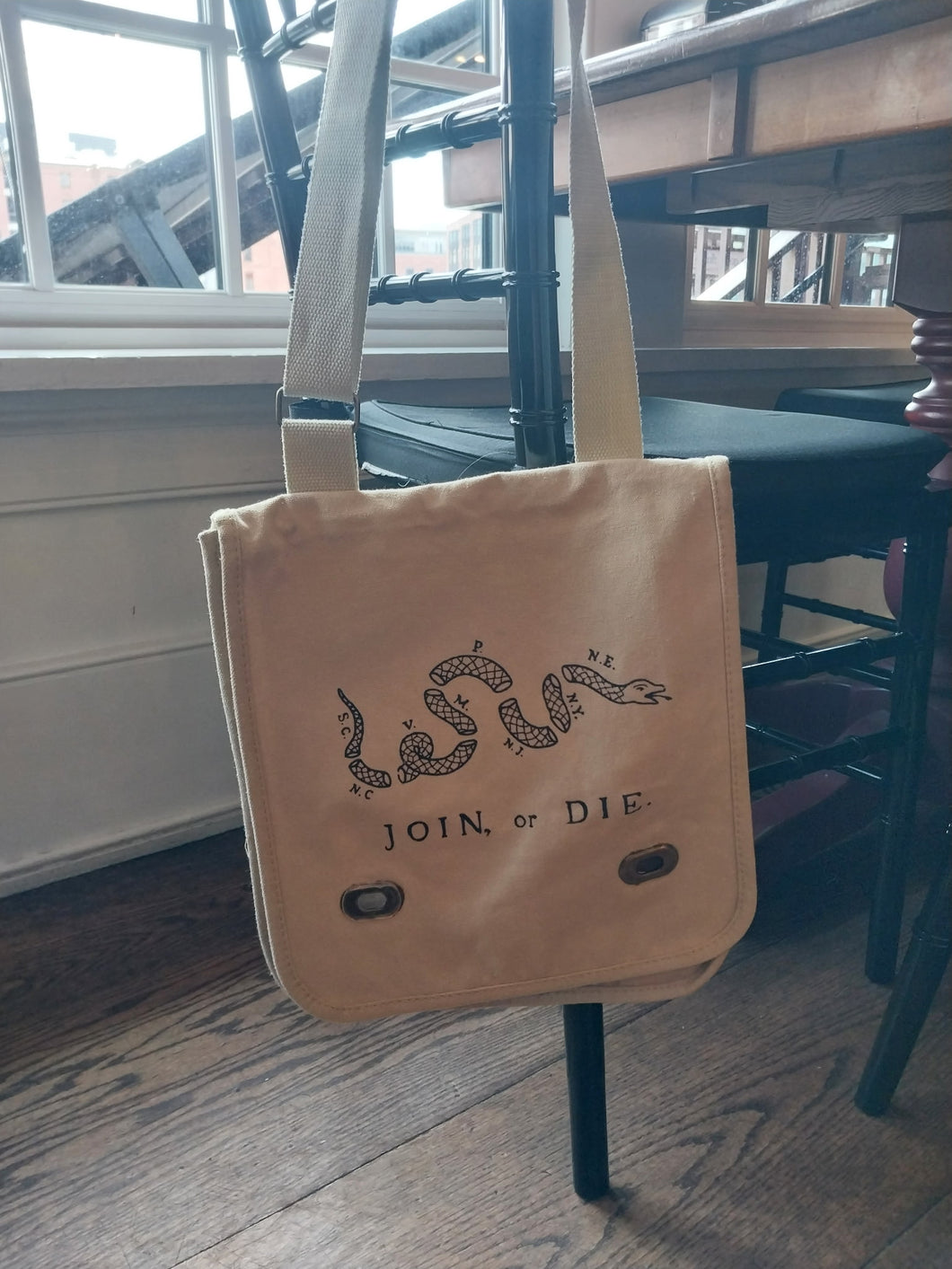 Join or Die Messenger Bag