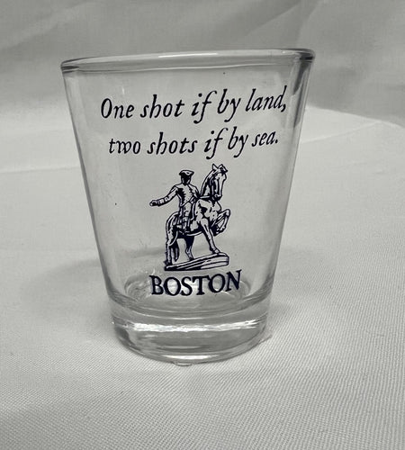 Paul Revere One Shot or Two Shot Glass
