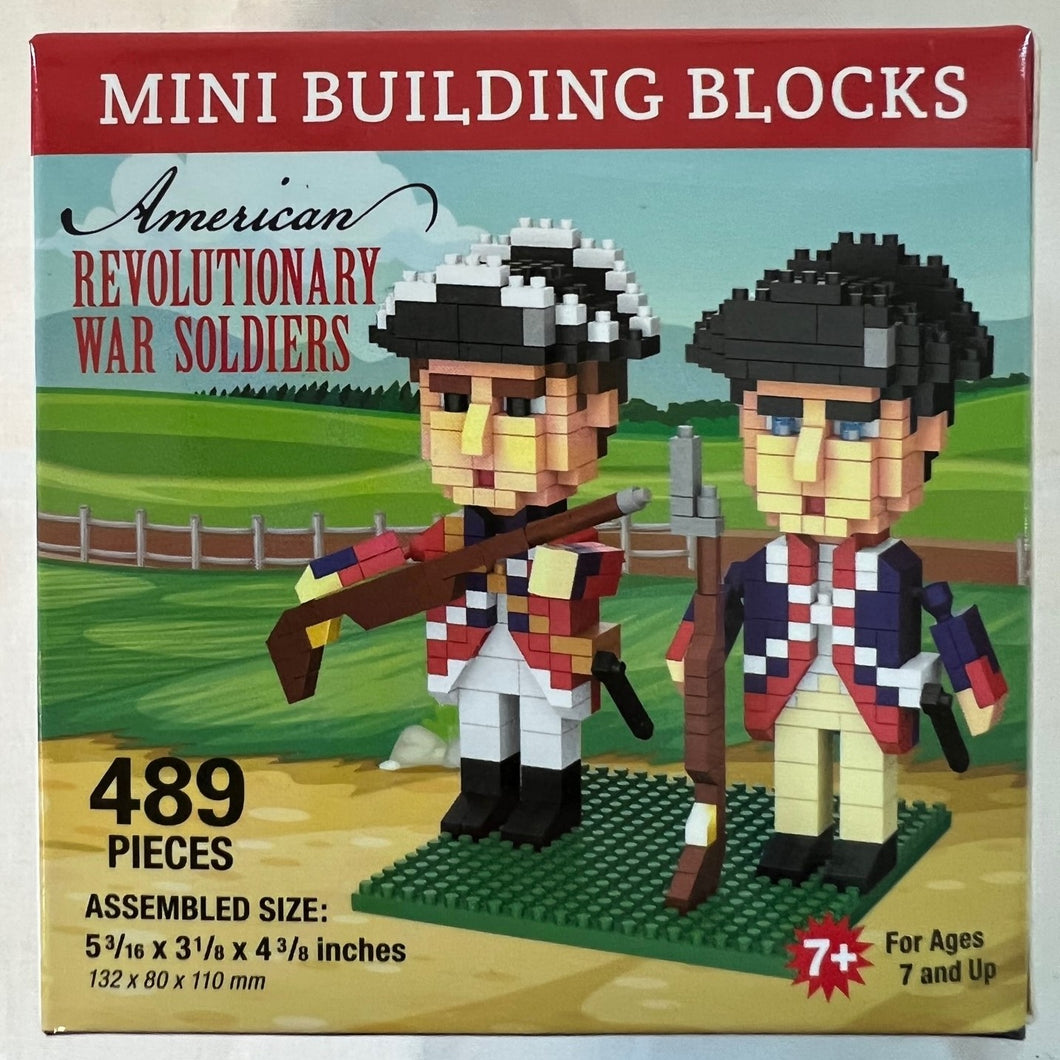 American Revolutionary War Soldiers Mini Building Blocks