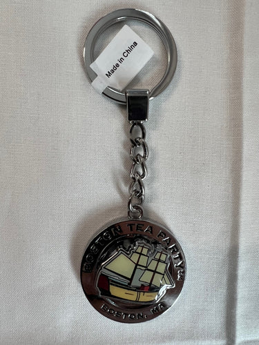 Rotating Ship Keychain