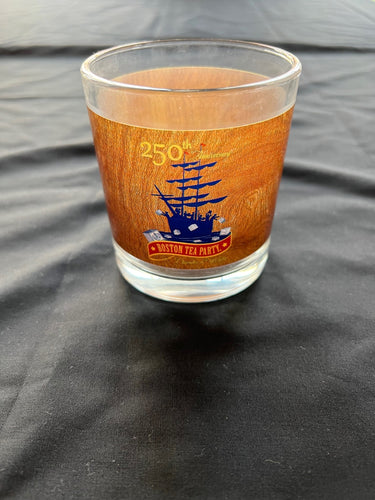 250th Wood Whiskey Glass