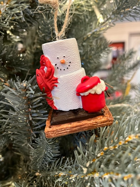 Lobster and Smores ornament