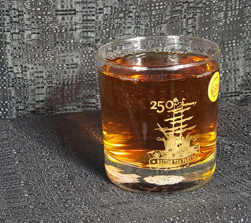250th Gold Whiskey Glass