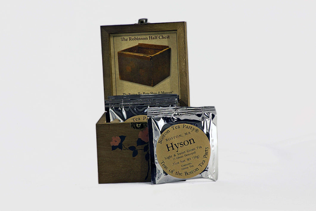 Robinson Half Chest Replica Box with or without Boston Tea Party Teas –  Boston Tea Party Museum Gift Shop